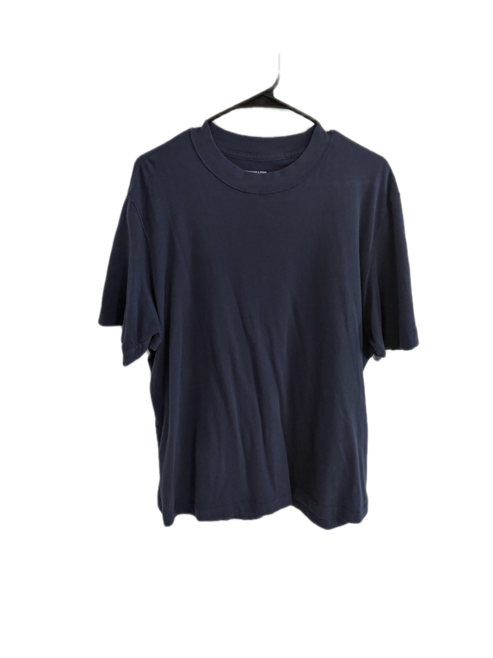 Abercrombie & Fitch Vintage-Inspired Tee, Navy Size Large (Oversized-Fit)